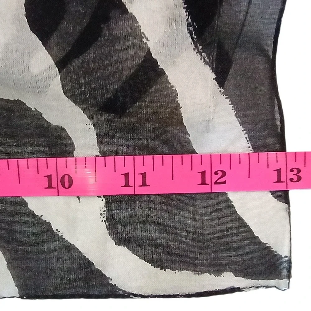 Mixed Animal Print Scarves (7) Leopard Zebra Tiger Snake Sheer Rectangle Square